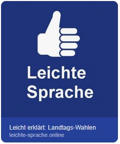 Broschüre zur Landtagswahl in Rheinland-Pfalz in Leichter Sprache